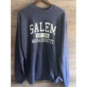 Salem Massachusetts Sweatshirt 3XL Witch Halloween Crewneck Bay State